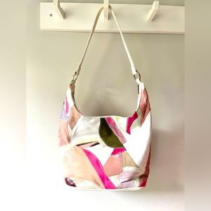 VINTAGE 90s Patchwork Leather Bag